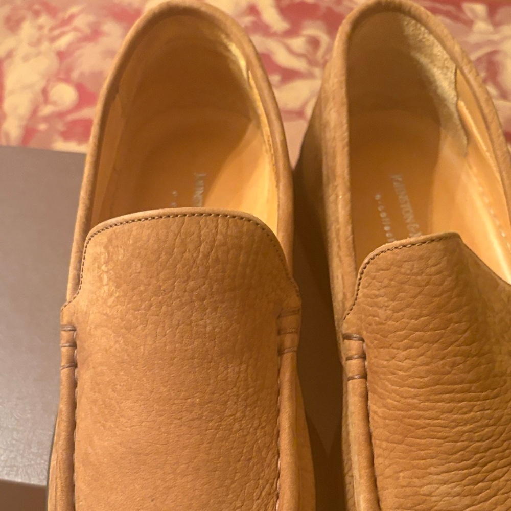 Johnston & Murphy Tan Leather Loafers.